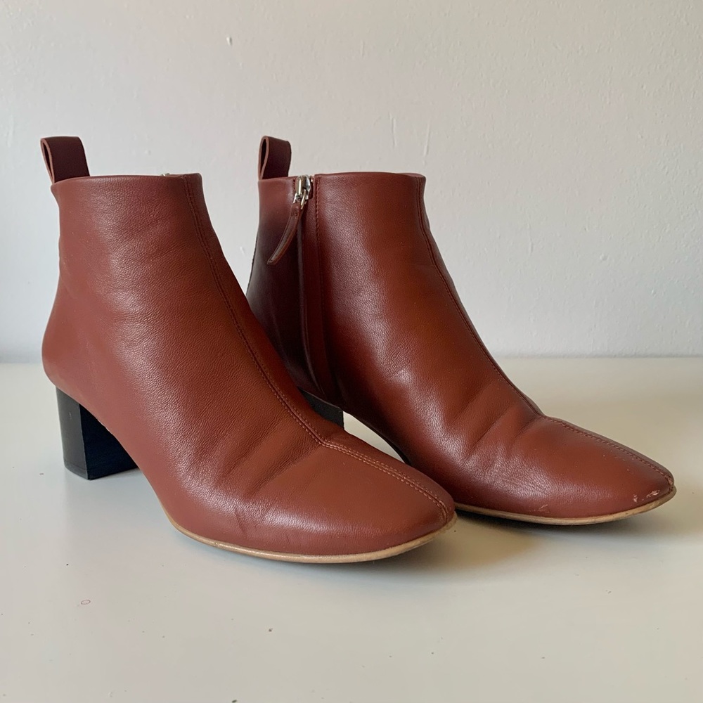 Everlane Italian Day Boot in brick - Picture 3 of 16